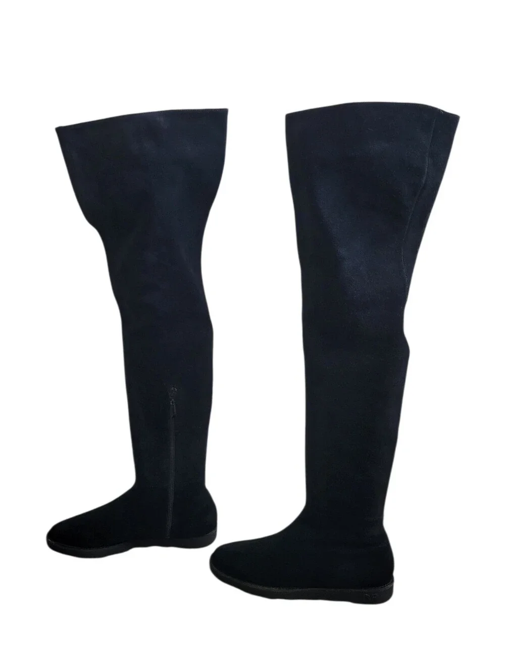 Diane‎ Von Furstenburg DVF Over The Knee Suede Boots Black